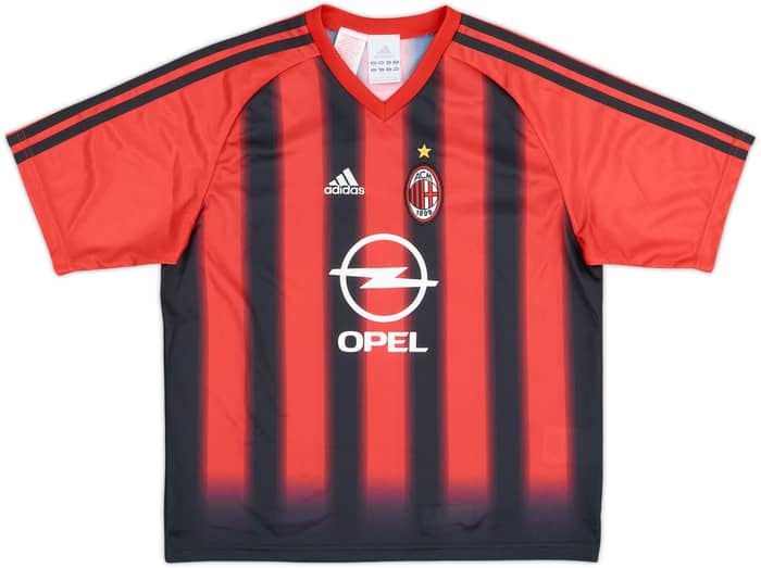 Camiseta de local del AC Milan 2004-05 - 10/10 - (Niños M)