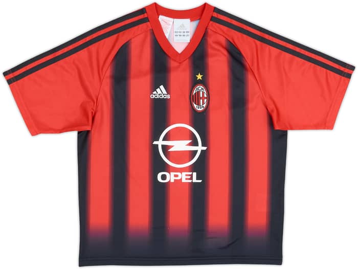 Camiseta de local del AC Milan 2004-05 - 9/10 - (Niños S.)