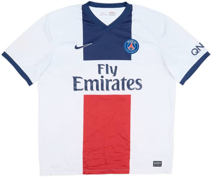 Camiseta de visitante del Paris Saint-Germain 2013-14 - 4/10 - (XL)