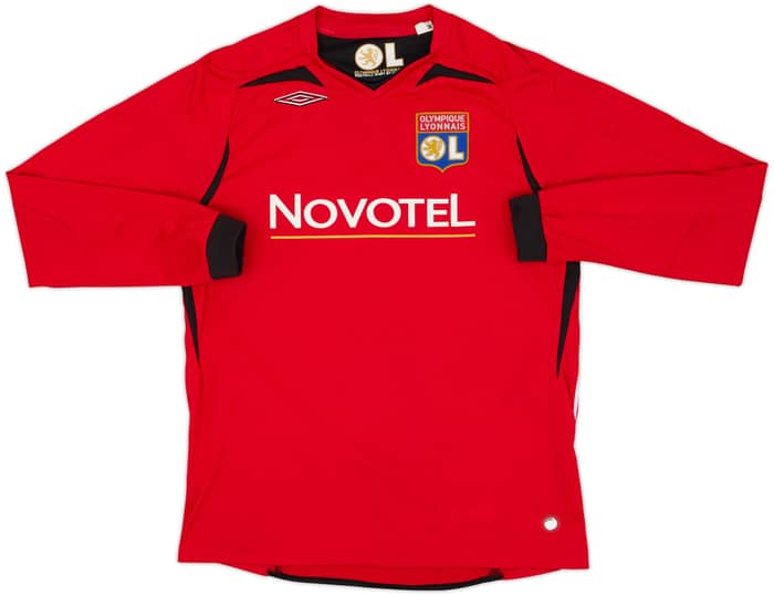 2007-08 Lyon GK Shirt Coupet #1 - 7/10 - (L.Boys)