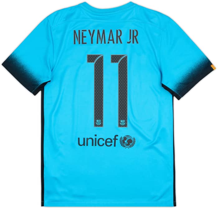 2015-16 Barcelona Third Shirt Neymar Jr #11 - 7/10 - (S)