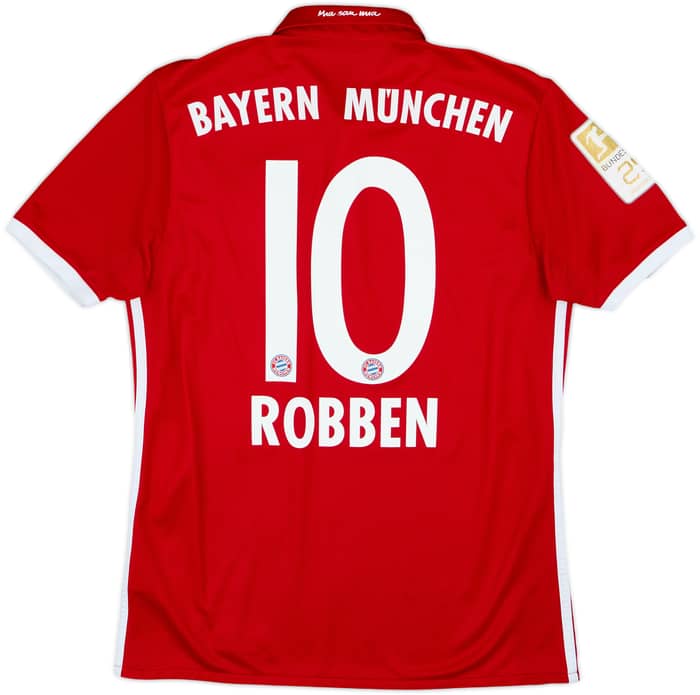 2016-17 Bayern Munich Home Shirt Robben #10 - 8/10 - (S)