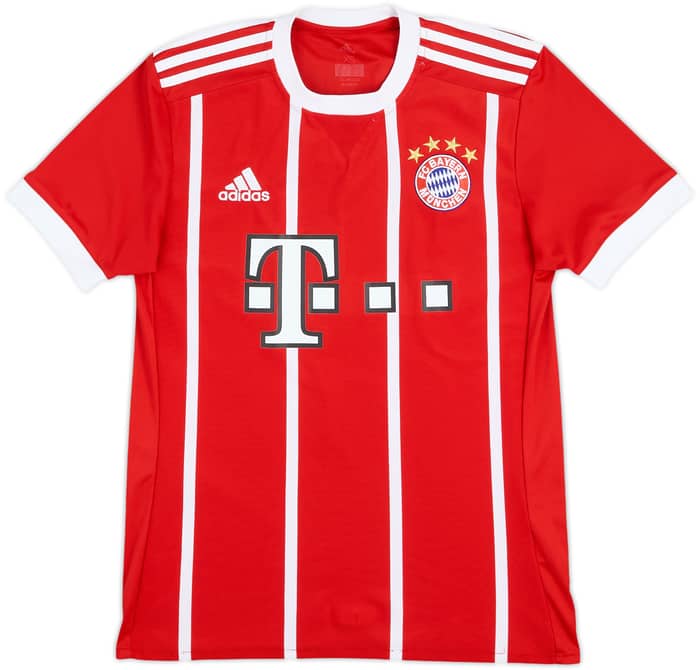 2017-18 Bayern Munich Home Shirt Lewandowski #9 - 8/10 - (XS)