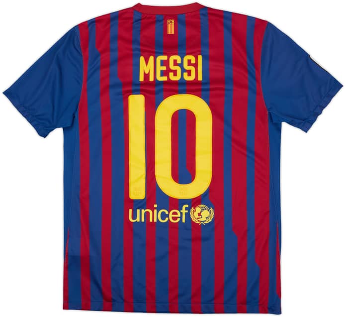 2011-12 Barcelona Local Camiseta Messi #10 - 7/10 - (M)