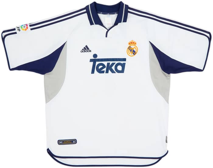 2000-01 Real Madrid Home Shirt Raul #7 - 7/10 - (XL)