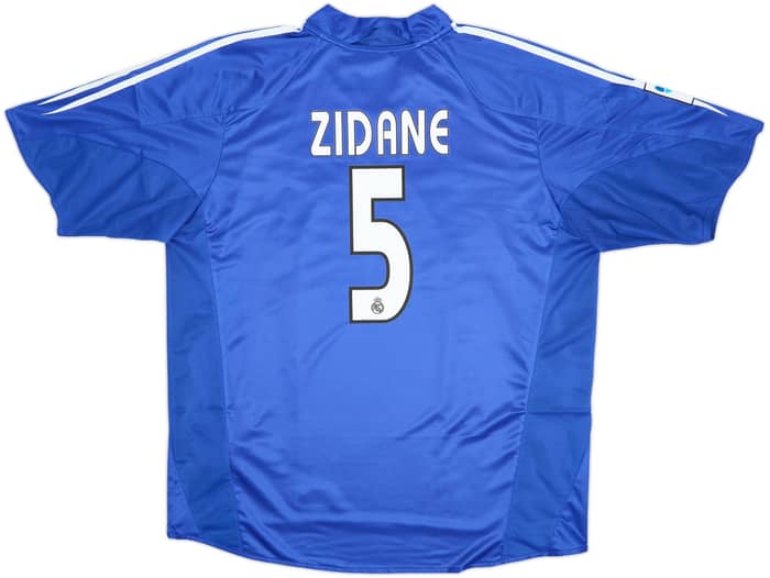 2004-05 Real Madrid Third Shirt Zidane #5 (XL)