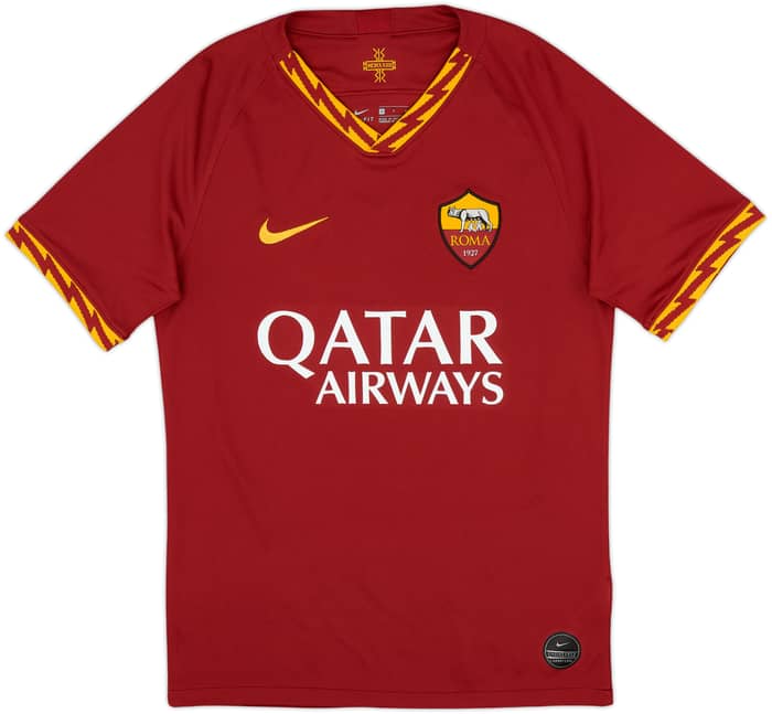 2019-20 Roma Home Shirt Dzeko #9 - 10/10 - (S)