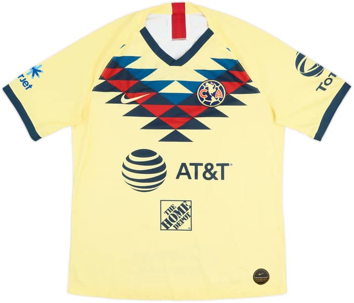 2019-20 Club America Authentic Home Shirt - 9/10 - (L)