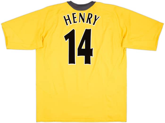 Camiseta de visitante del Arsenal 2005-06 Henry #14 - 6/10 - (XXL)