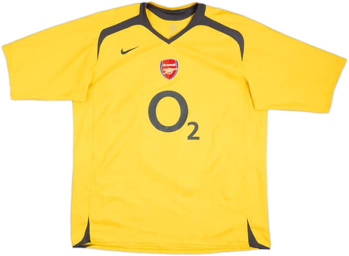 Camiseta de visitante del Arsenal 2005-06 Henry #14 - 6/10 - (XXL)