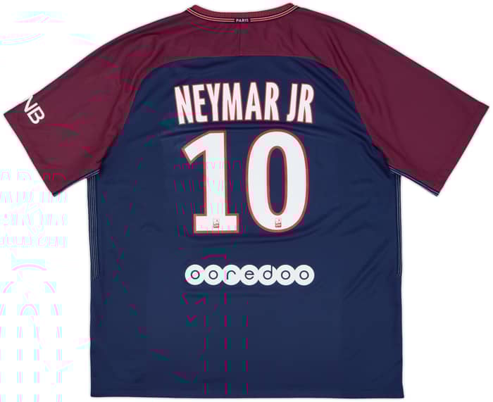 2017-18 Paris Saint-Germain Home Shirt Neymar Jr #10 - 10/10 - (XL)