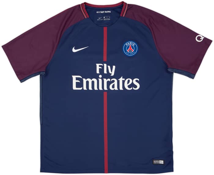 2017-18 Paris Saint-Germain Home Shirt Neymar Jr #10 - 10/10 - (XL)