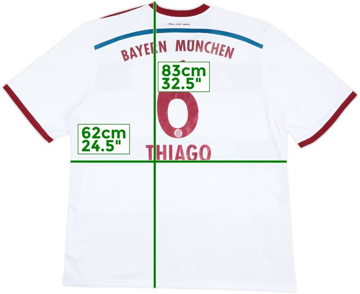 2014-15 Bayern Munich Away Shirt Thiago #6 - 6/10 - (3XL)