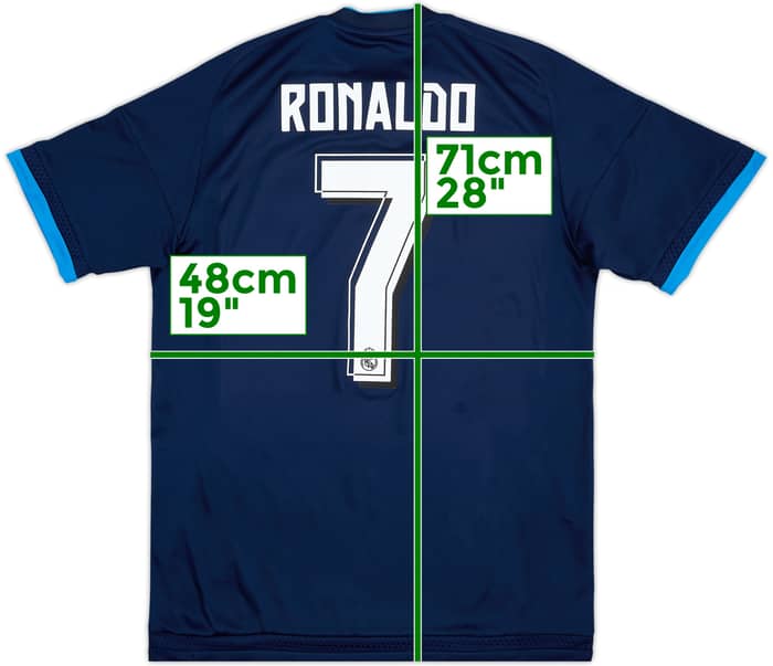 2015-16 Real Madrid Third Shirt Ronaldo #7 - 9/10 - (M)