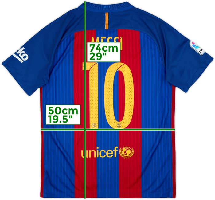 2016-17 Barcelona Local Camiseta Messi #10 - 8/10 - (M)