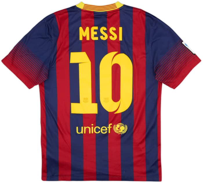 2013-14 Barcelona Camiseta de local Messi #10 - 5/10 - (S)