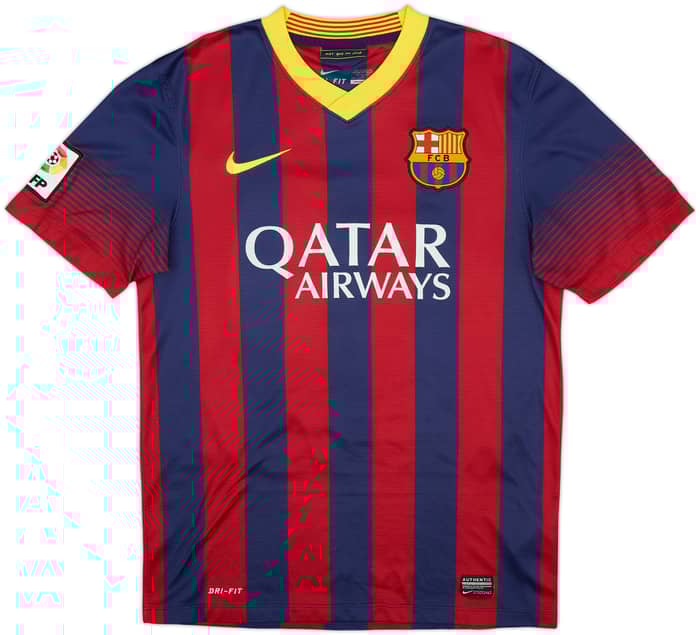 2013-14 Barcelona Camiseta de local Messi #10 - 5/10 - (S)