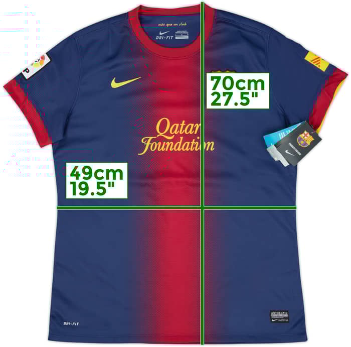 2012-13 Barcelona Home Shirt (Women's L)