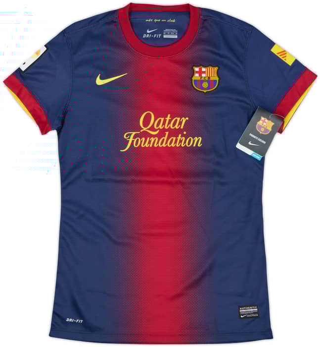 2012-13 Barcelona Home Shirt (Women's XS)