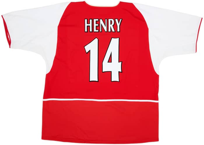 2002-04 Arsenal Home Shirt Henry #14 - 9/10 - (XXL)