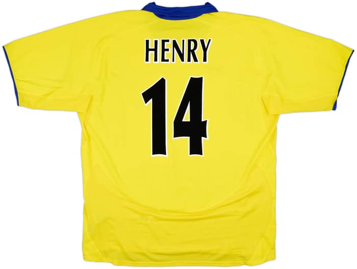 2003-05 Arsenal Away Shirt Henry #14 - 8/10 - (XXL)