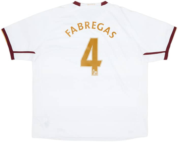 2007-08 Arsenal Away Shirt Fabregas #4 - 8/10 - (3XL)