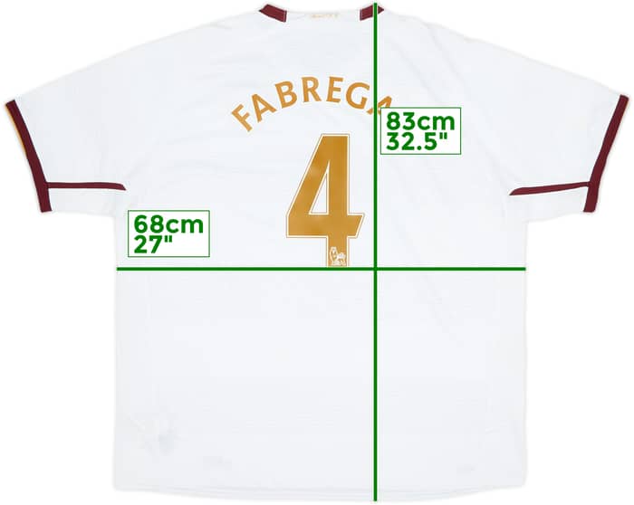 2007-08 Arsenal Away Shirt Fabregas #4 - 8/10 - (3XL)
