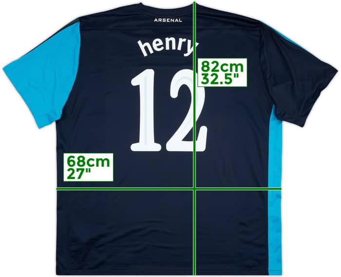 2011-12 Arsenal Away Shirt Henry #12 - 10/10 - (3XL)