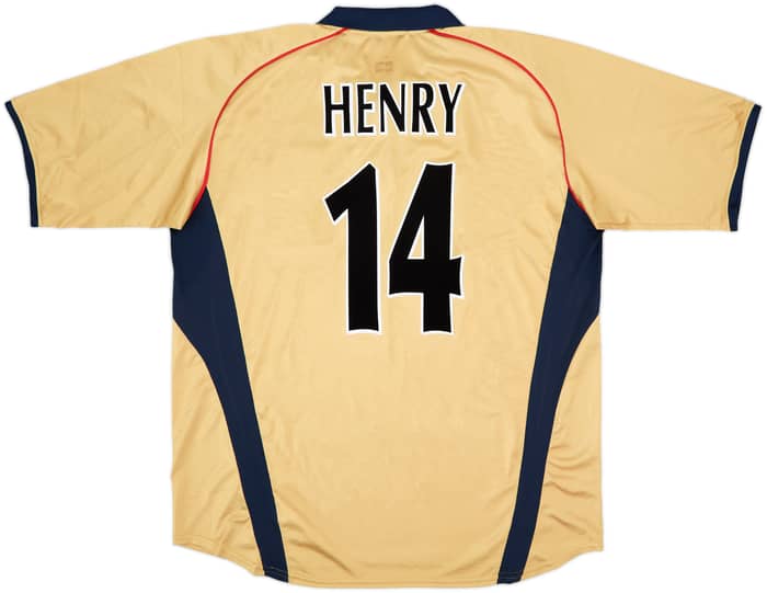 2001-02 Arsenal Away Shirt Henry #14 - 8/10 - (XXL)