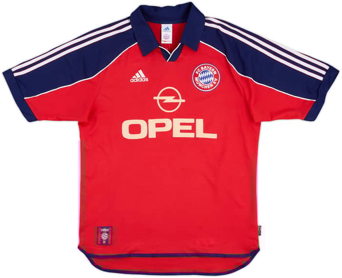 1999-01 Bayern Munich Home Shirt Elber #9 - 7/10 - (M)