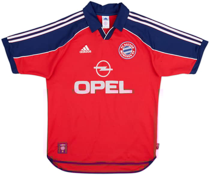 1999-01 Bayern Munich Home Shirt Elber #9 - 6/10 - (M)