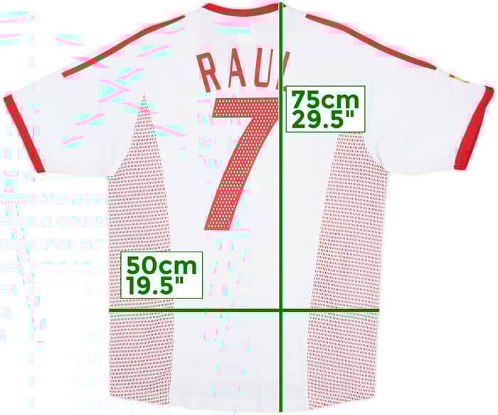 2002-04 Spain Away Shirt Raul #7 - 6/10 - (L)