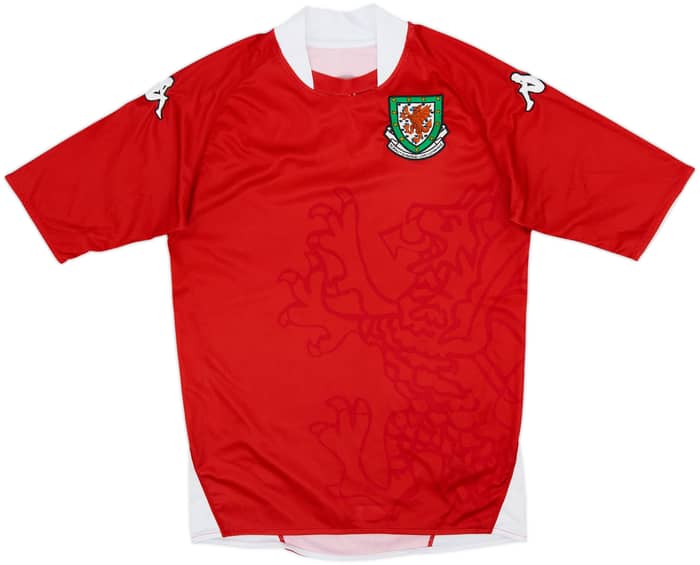 2007-08 Wales Home Shirt - 8/10 - (M)