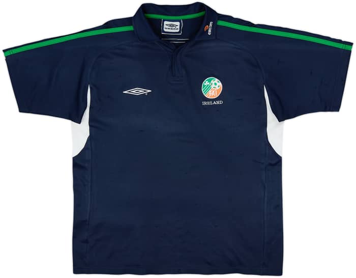 2002-03 Ireland Umbro Polo Shirt - 6/10 - (L)