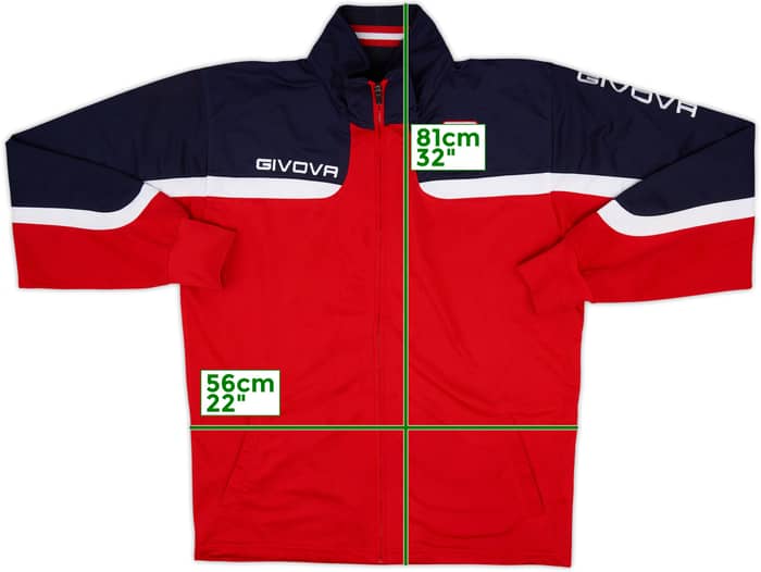2016-17 Carpi Givova Track Jacket - 8/10 - (L)