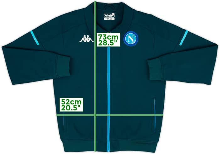 2020-21 Napoli Kappa Track Jacket - 7/10 - (L)