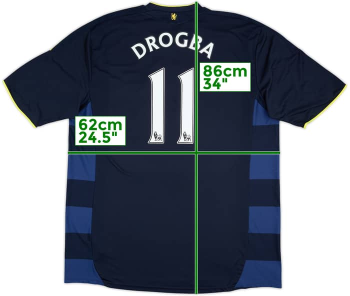 2009-10 Chelsea Away Shirt Drogba #11 - 8/10 - (XL)