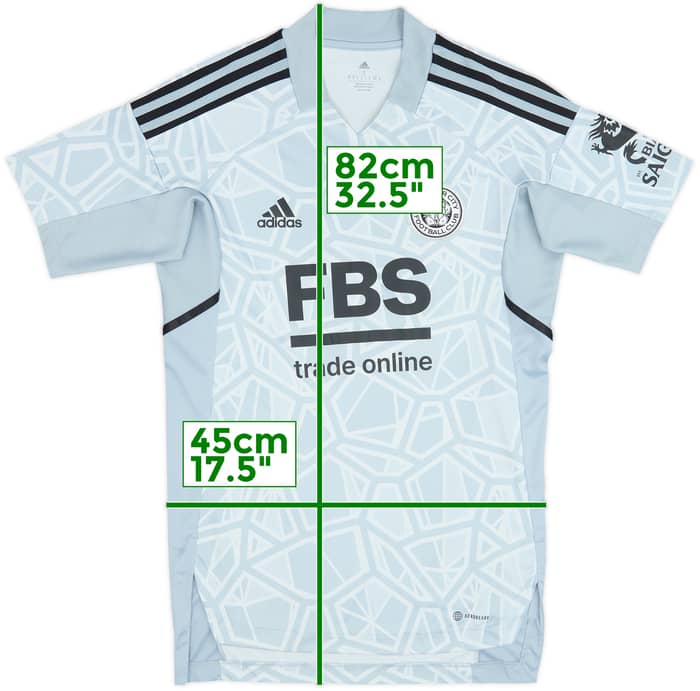Camiseta de portero del Leicester 2022-23 S/S - 9/10 - (S)