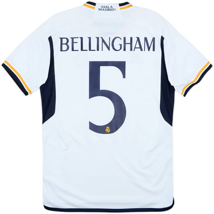 Camiseta de local del Real Madrid 2023-24 Bellingham #5 - 10/10 - (M)