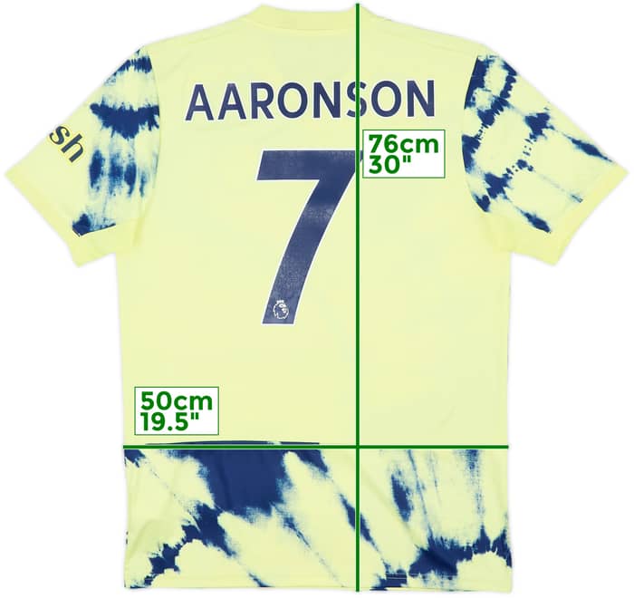 2022-23 Leeds Away Shirt Aaronson #7 - 9/10 - (M)