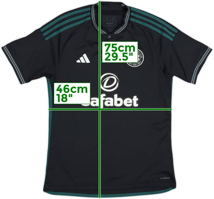 2023-24 Celtic Away Shirt - 9/10 - (M)