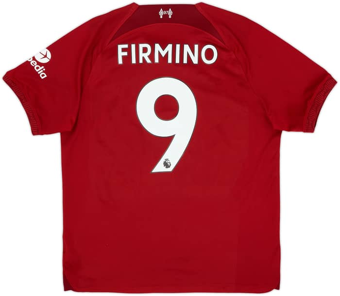2022-23 Liverpool Home Shirt Firmino #9 - 9/10 - (M)
