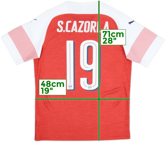 2018-19 Arsenal Home Shirt S.Cazorla #19 - 6/10 - (M)