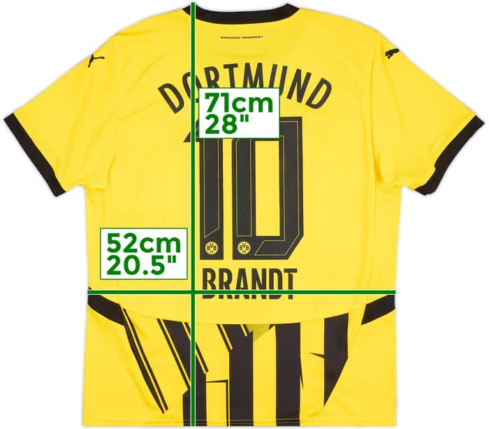 Camiseta de local de Copa del Borussia Dortmund 2024-25 Brandt #10 - 10/10 - (L)