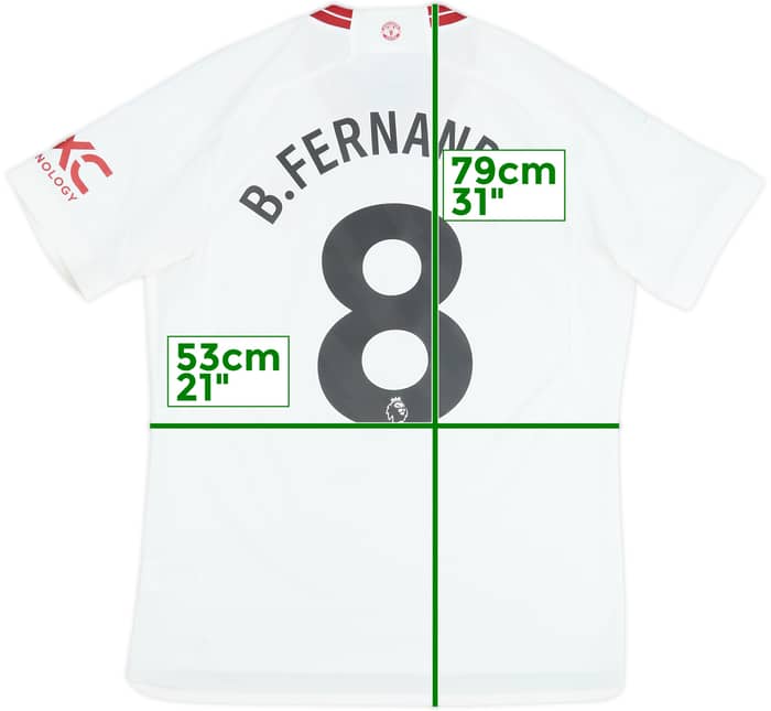 2023-24 Manchester United Third Shirt B.Fernandes #8 - 9/10 - (L)