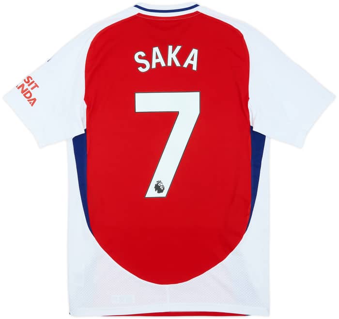 2024-25 Arsenal Home Shirt Saka #7 - 10/10 - (S)