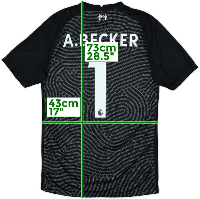 2020-21 Liverpool GK Shirt A.Becker #1 - 10/10 - (S)