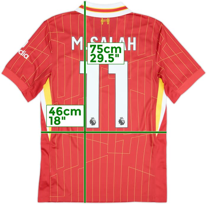 Camiseta de local del Liverpool 2024-25 M.Salah #11 - 10/10 - (S)