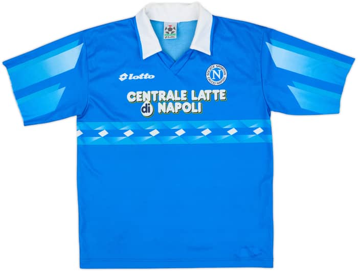 1996-97 Napoli Home Shirt - 4/10 - (XL.Boys)