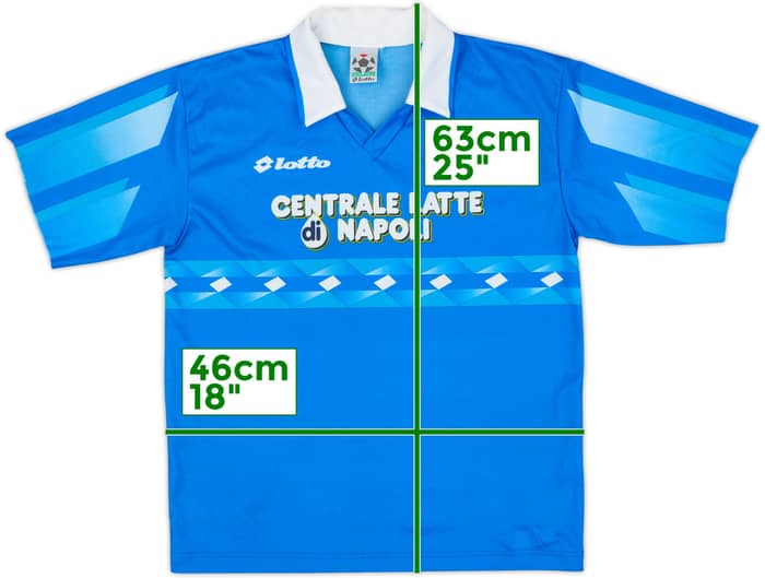 1996-97 Napoli Home Shirt - 4/10 - (XL.Boys)